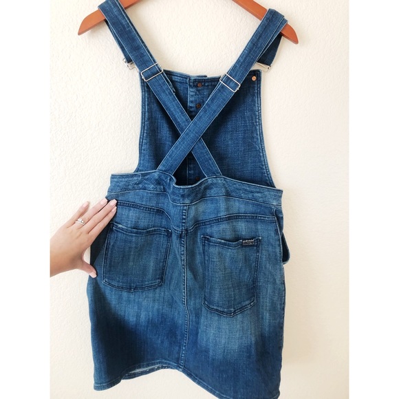 7 For All Mankind Denim - 7 for all man kind jean overalls skirt style
